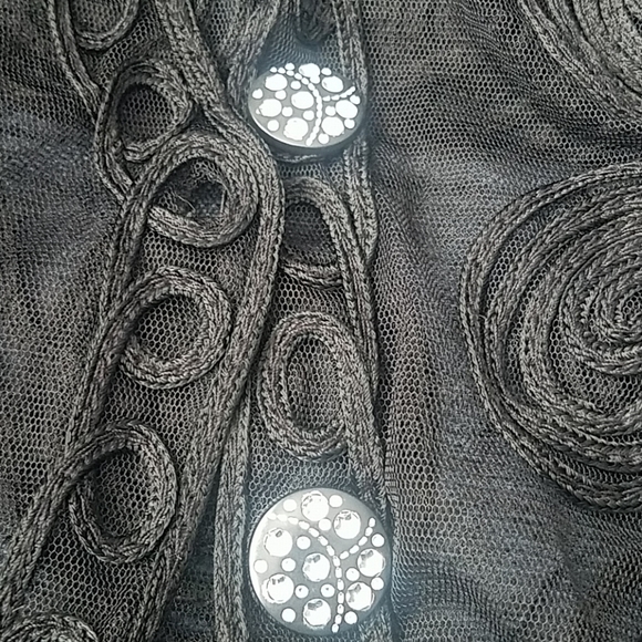 Cal Fashion sheer jacket with great embellishment - Picture 3 of 5